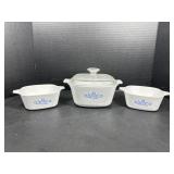 Corningware Blue Cornflower bake dishes