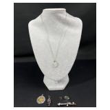 Sterling Silver floral necklace and more