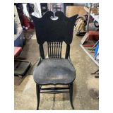 Antique Black Chair
