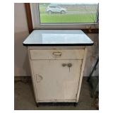 Enamel Top Kitchen Cabinet