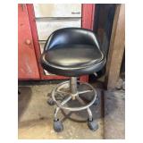 Rolling Garage Stool