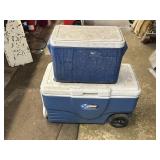 2 Coleman Blue Coolers