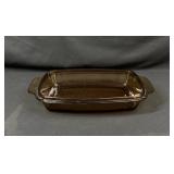 Amber Glass Dish