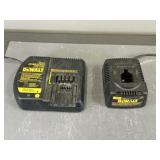 2 DeWalt BatteryChargers
