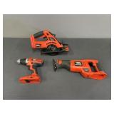 Black & Decker Firestorm Sawzall, Drill & Saw