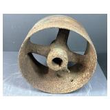 Vintage Cast Belt Pulley