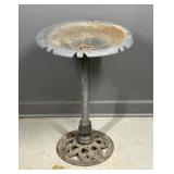 Metal Bird Bath