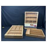 Real Organized Bamboo Expandable Utensil Tray