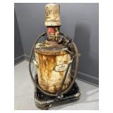 Vintage Graco Fire-Ball Air Grease Pump Tank Unit
