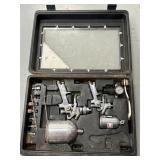 HVLP Spray Gun Set with Case & Accessories