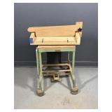 Vintage Industrial Stand w/ Custom Wood Jig
