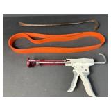 Caulking Gun with Pry Bar & Strap