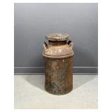 Vintage Metal Milk Can