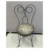 Black Metal Antique Chair
