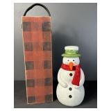 Snowman and other decor