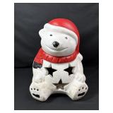 Christmas Themed Polar Bear Decor