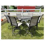 Outdoor Patio Bar Height Dining Set