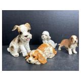 Ceramic Dog Figures