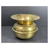 Vintage Brass Spittoon Tobacco Cuspidor