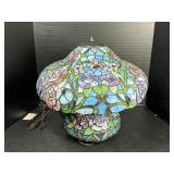 Tiffany Style Stained Glass Table Lamp