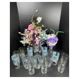 Cup Sets and flowers