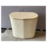 Vintage Metal Laundry Hamper