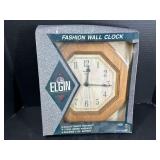 11.5ï¿½ Elgin Wooden Clock