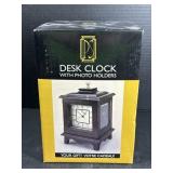 Desk top Clock And Photo Holder