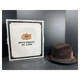 Stetson Sovereign Brown Felt Hat Size 7 3/8