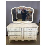 Vintage Style Dresser with Mirror
