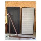 2 Box Springs and Bed Frame