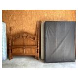 Victorian Style Head Board and Foot Board with