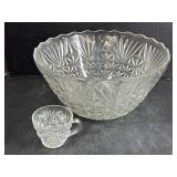 12 cup Punch Bowl and cups