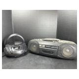 CD players and boom box