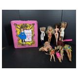 The World Of Barbie Doll Case & Dolls