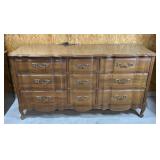 Vintage Style 9 Drawer Dresser