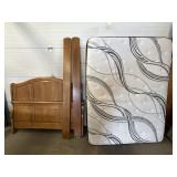 Bed Frame with Mattress and Box Spring