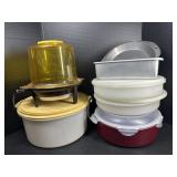 Popcorn Popper and tupperware