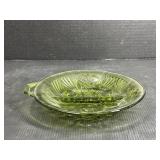 Green Glass Divided dish