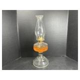Eagle Clear Glass Oil Lamp