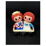 Raggedy Ann & Andy Novelty Piece