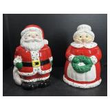 Santa and Mrs Claus Cookie Jars