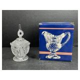 Avon Glass Candle Holders & Mount Vernon Pitcher