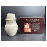 Floral Water carafe