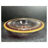 Pink Depression glass Bowl