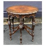 Vintage Scalloped Edge Parlor Table
