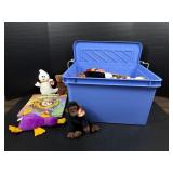 Small Tote Of Beanie Babies