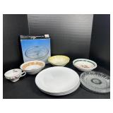 Mismatched Plates and bowls
