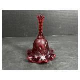 Fenton Red Glass Bell