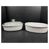 Corningware French white baking dishes